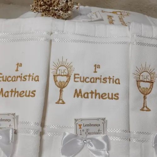 15 Lembranças Personalizadas Primeira Eucaristia