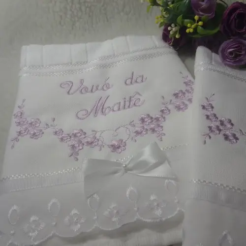2 Toalhas Lembrança para os Avós