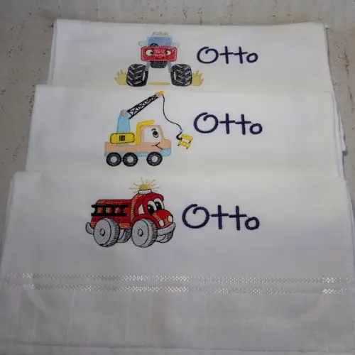 3 Toalhas Bordadas e Personalizadas