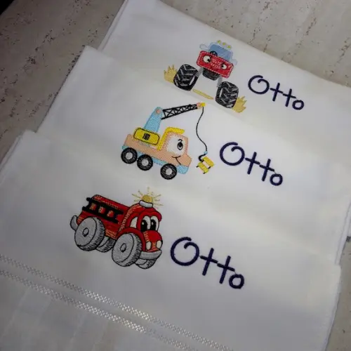 3 Toalhas Bordadas e Personalizadas