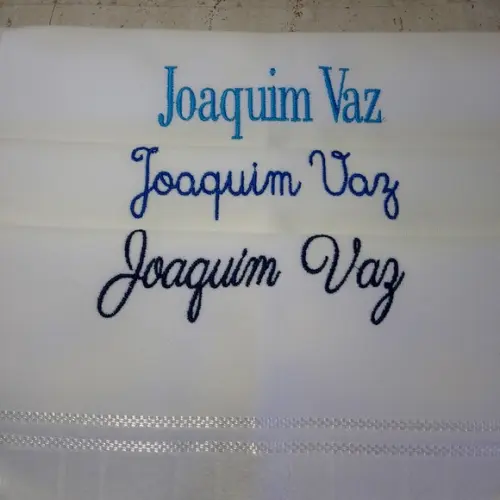 3 Toalhas Bordadas e Personalizadas