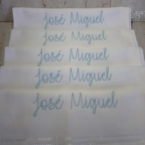 5 Toalhas Escolar Bordada e Personalizada