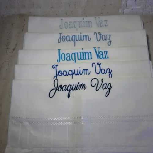 5 Toalhas Escolar Bordada e Personalizada