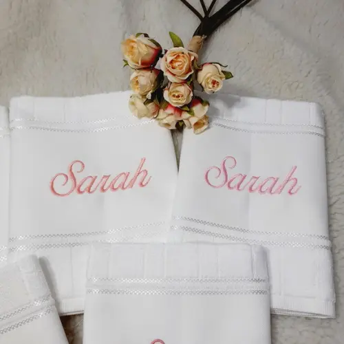 Kit Toalha Escolar Personalizada 5 Unidades