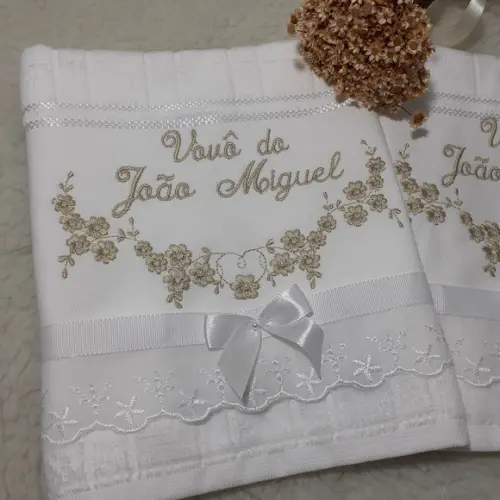 Kit Toalha Lembrança Dia dos Avós 2 Unidades