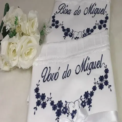 Kit Toalha Lembrança para os Avós 2 Unidades