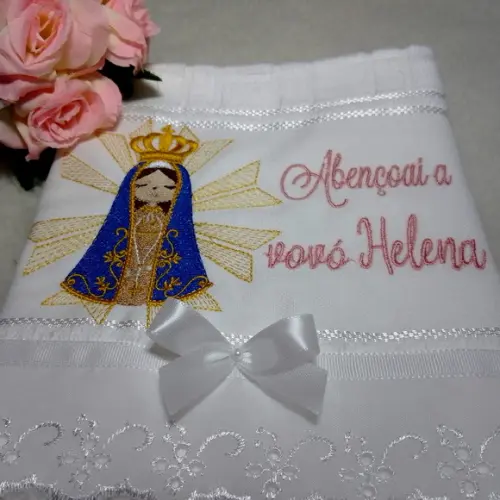 Lembrança Toalha Bordada para a Vovó