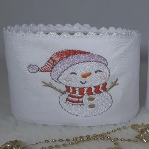 Porta Papel Higiênico Natal Boneco de Neve 2 Unidades
