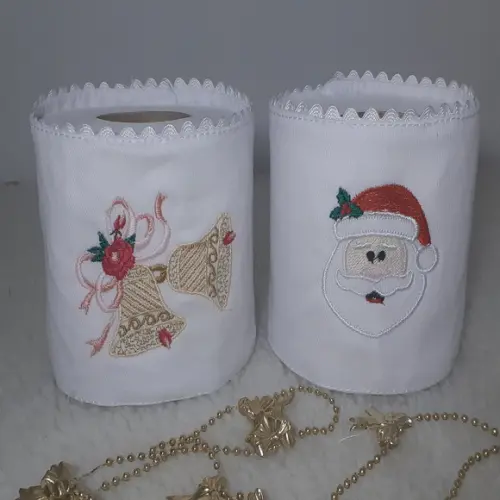 Porta Papel Higiênico Natal 2 Unidades