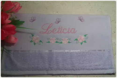 Presente dia dos namorados Toalha bordada