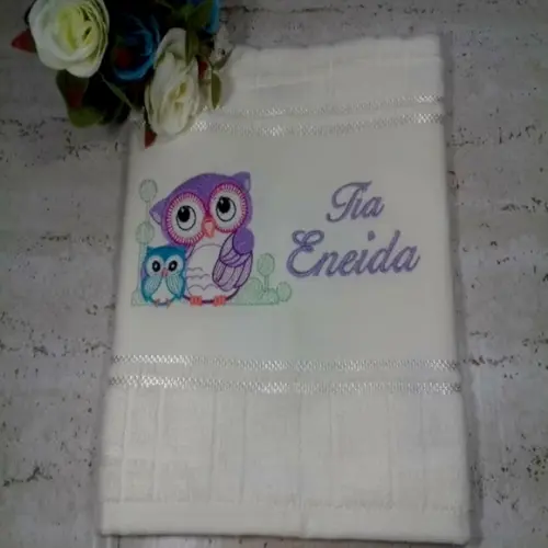 Toalha Bordada Personalizada Dia dos Professores