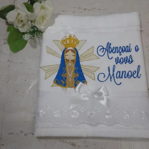 Toalha Bordada Presente para o Vovô