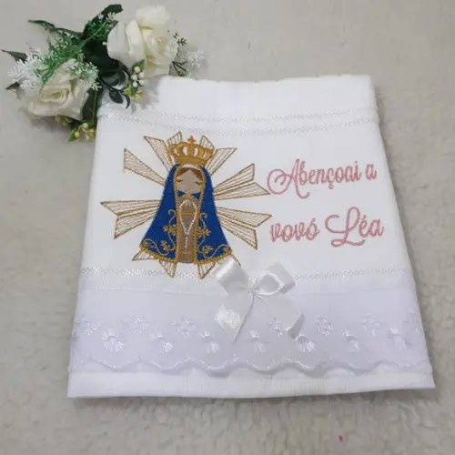 Toalha Bordada Presente para Vovó