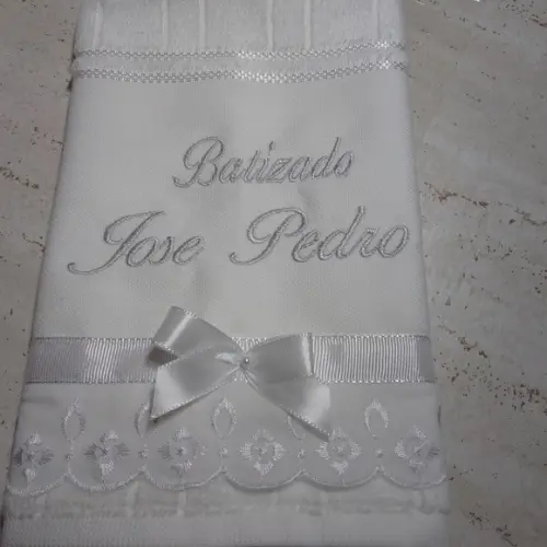 Toalha de Batismo Personalizada