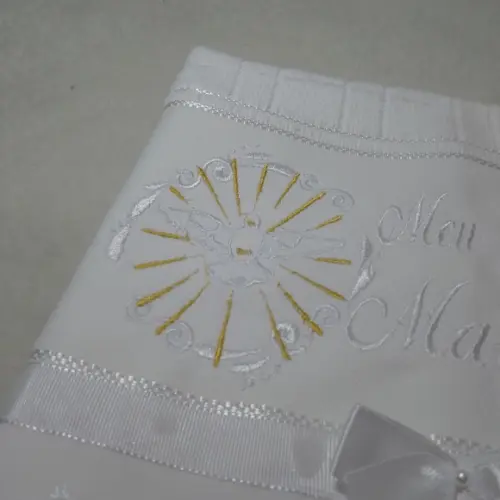 Toalha de Batismo Personalizada Espirito Santo