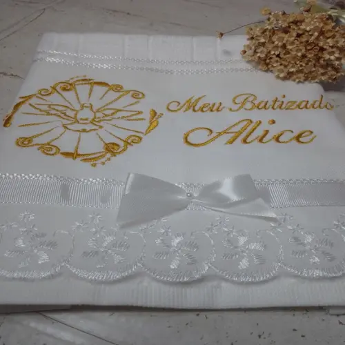 Toalha de Batizado Espírito Santo