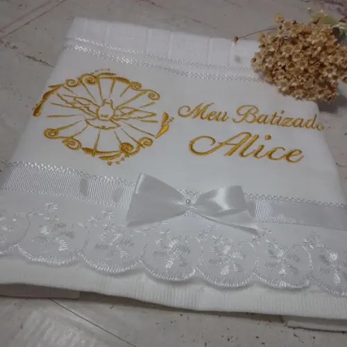 Toalha de Batizado Espírito Santo