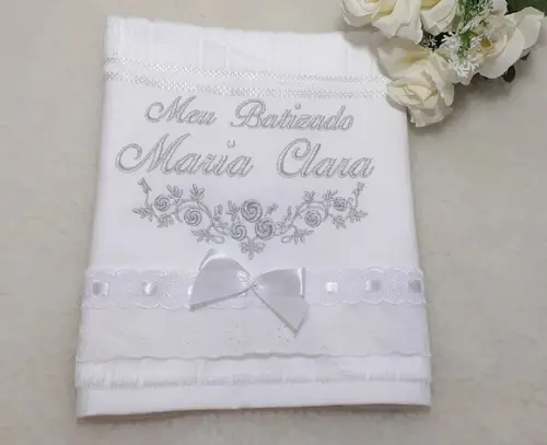 Toalha de Batizado Personalizada