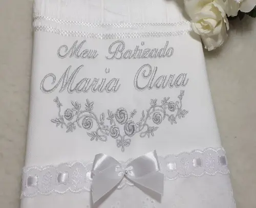 Toalha de Batizado Personalizada