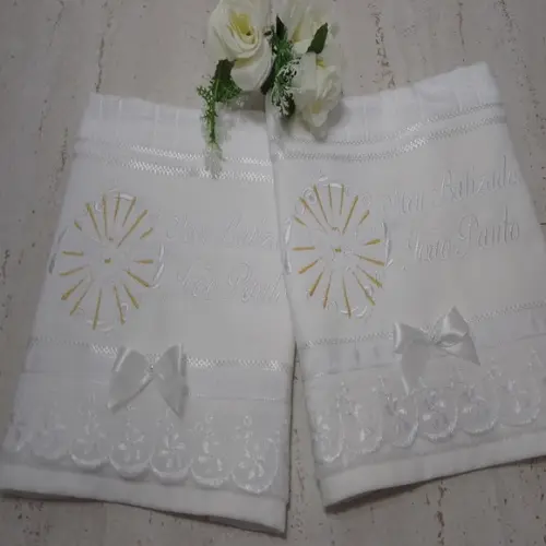 Toalha de Batizado Personalizada Espírito Santo