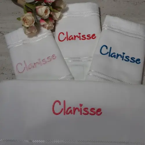 Toalha Escolar Personalizada 4 Unidades