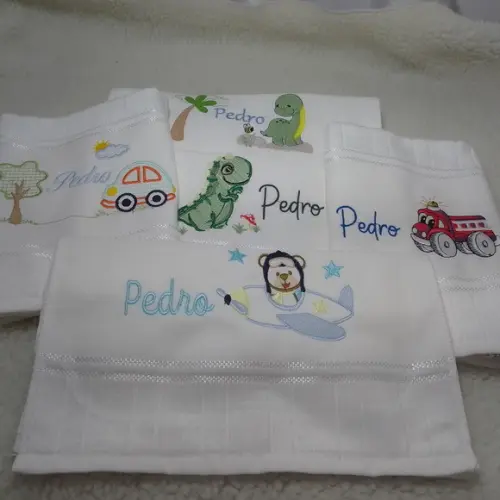 Toalha Escolar Personalizada 5 Unidades