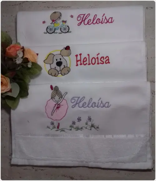 Toalha Escolar Personalizada 3 Unidades