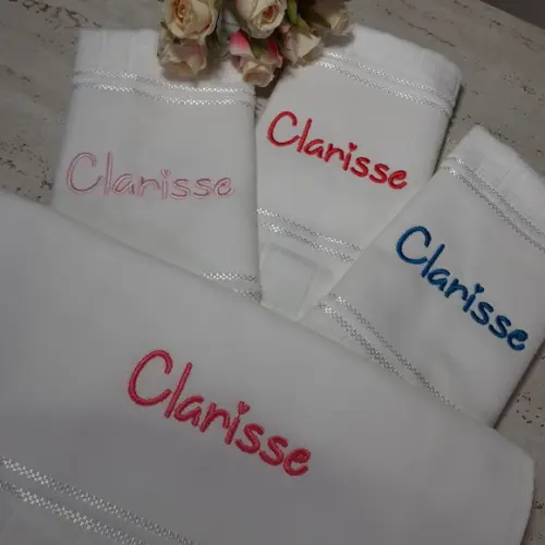 Toalha Escolar Personalizada 4 Unidades