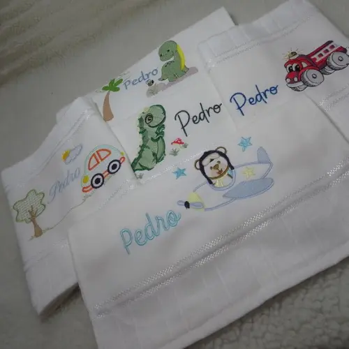 Toalha Escolar Personalizada 5 Unidades