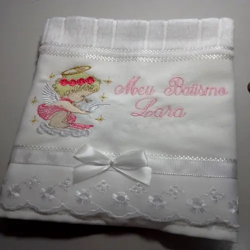 Toalha para Batismo Anjinho