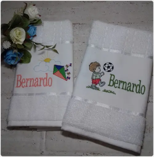 Toalha Para Escola Personalizada 2 Unidades