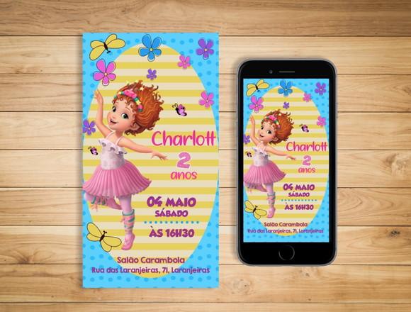 Convite Fancy Nancy - DIGITAL