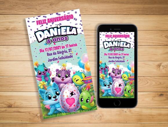 Convite hatchimals