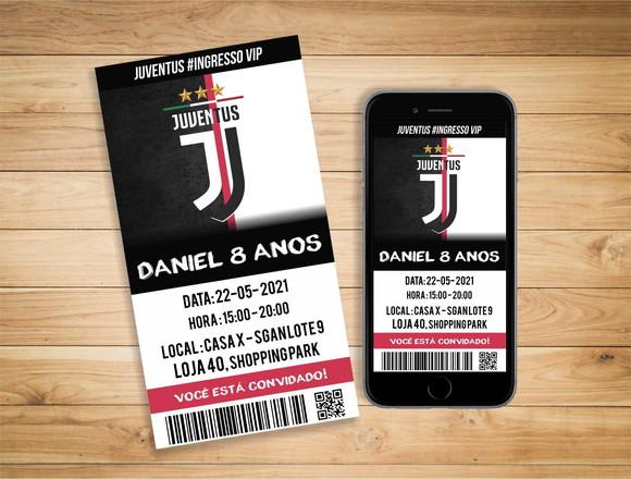 Convite Juventus - Digital