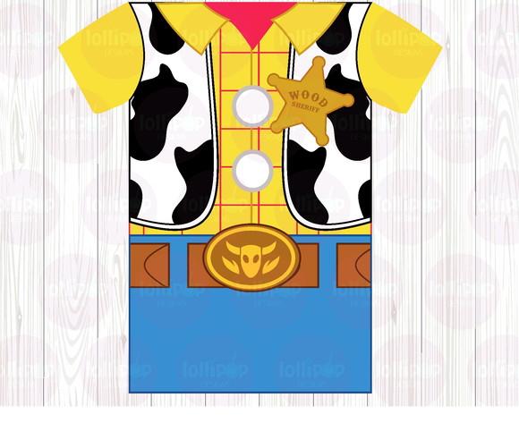 Estampa Corpo Inteiro Toy Story Woody - Digital