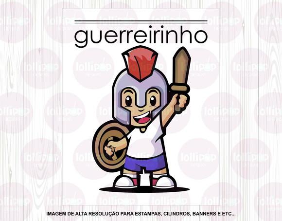 Estampa Digital Guerreirinho - Arquivo Digital