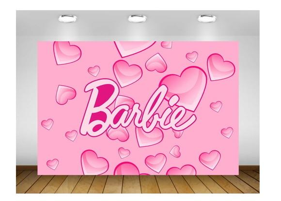 Painel barbie 1,50x1M - IMPRESSÃO LONA