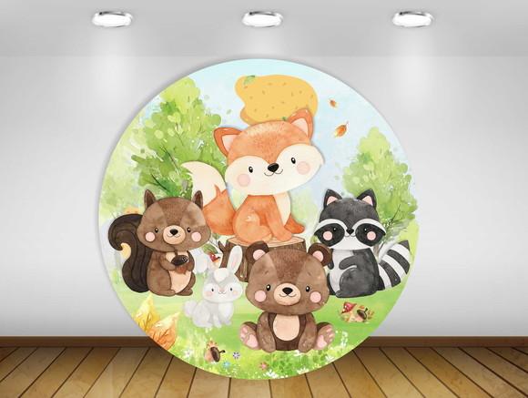 Painel bosque dos animais