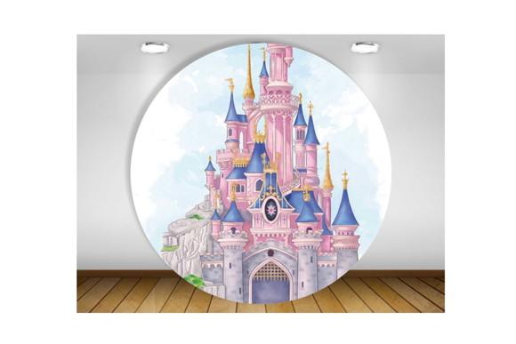 Painel Castelo Cinderela Disneylândia Paris Disney 1,50m