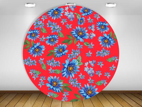 Painel chita vermelho 1,50m