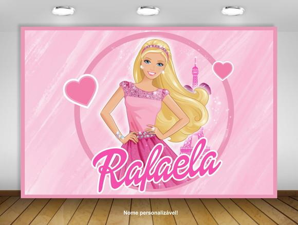 Painel de Festa Barbie 1,50x1m