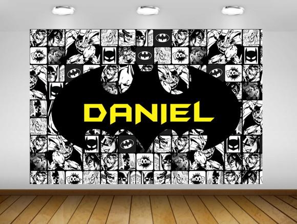 Painel de Festa Batman Super Herói 2x1m