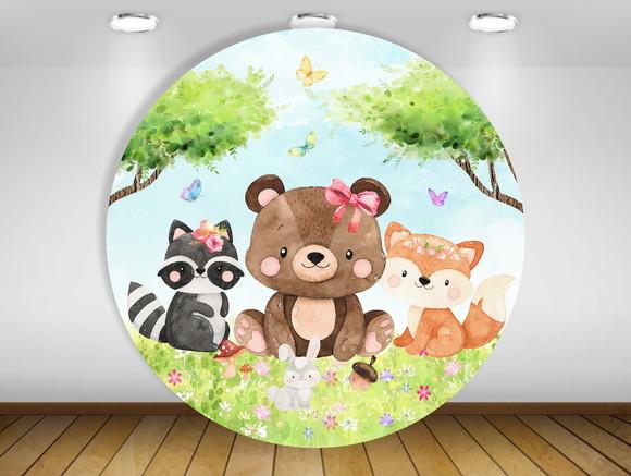 Painel de festa Bosque
