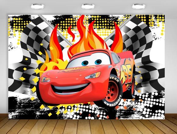 Painel de Festa Carros Mcqueen 1,50x1m