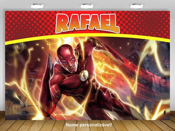 Painel De Festa Flash Super Herói