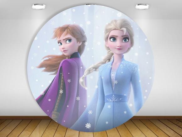 Painel de festa Frozen 1,20M - IMPRESSÃO LONA