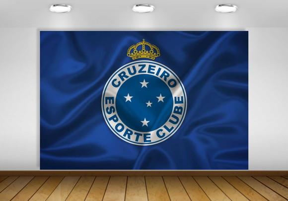 Painel de Festa Futebol Cruzeiro 2x2m