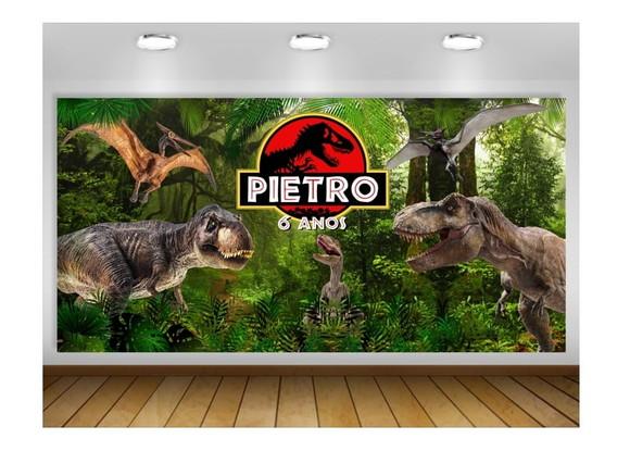 Painel de Festa Jurassic Park Dinossauro