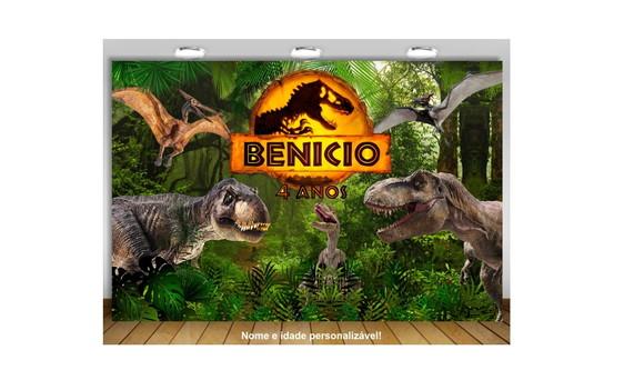 Painel de Festa Jurassic World Domínio 2x1,50m