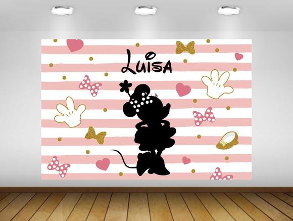 Painel de festa Minnie